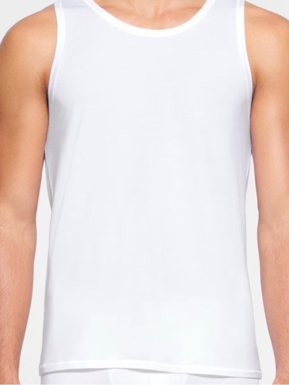 SKIMS Men's White Tank Tops Set